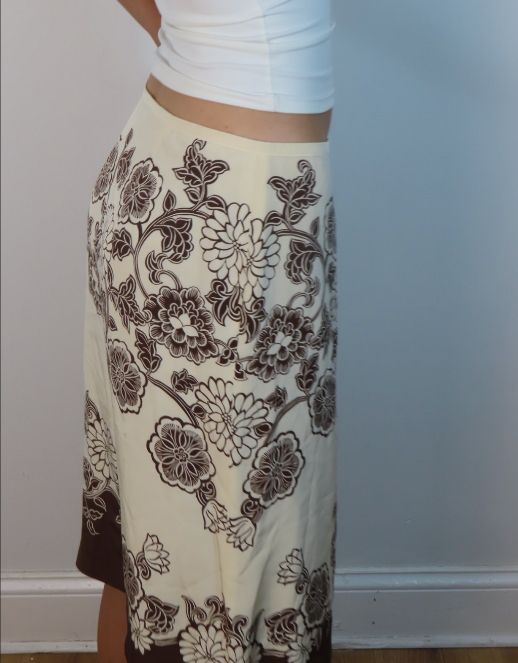 2000s Bandana Inspired Midi Skirt