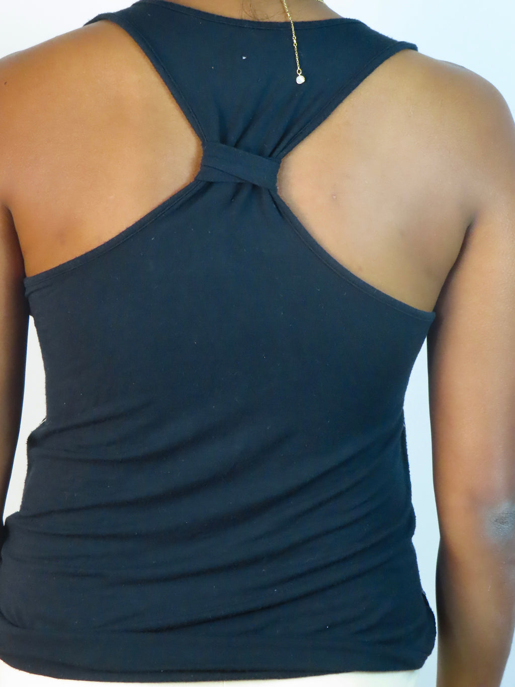 Sequin Vintage Black & Silver Top