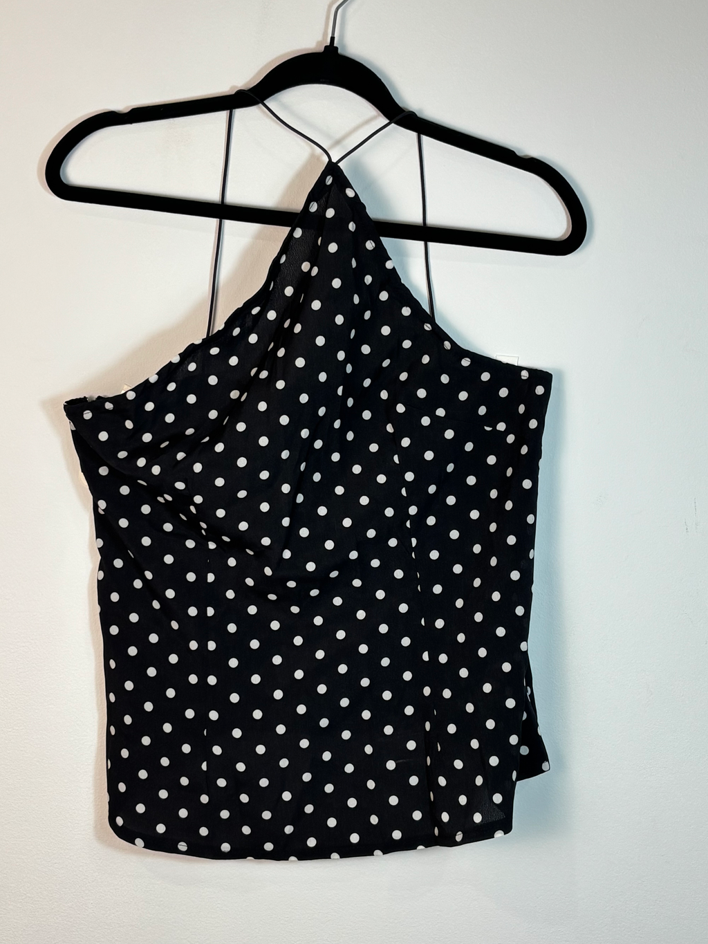 Vintage Polka Dot B&W Halter