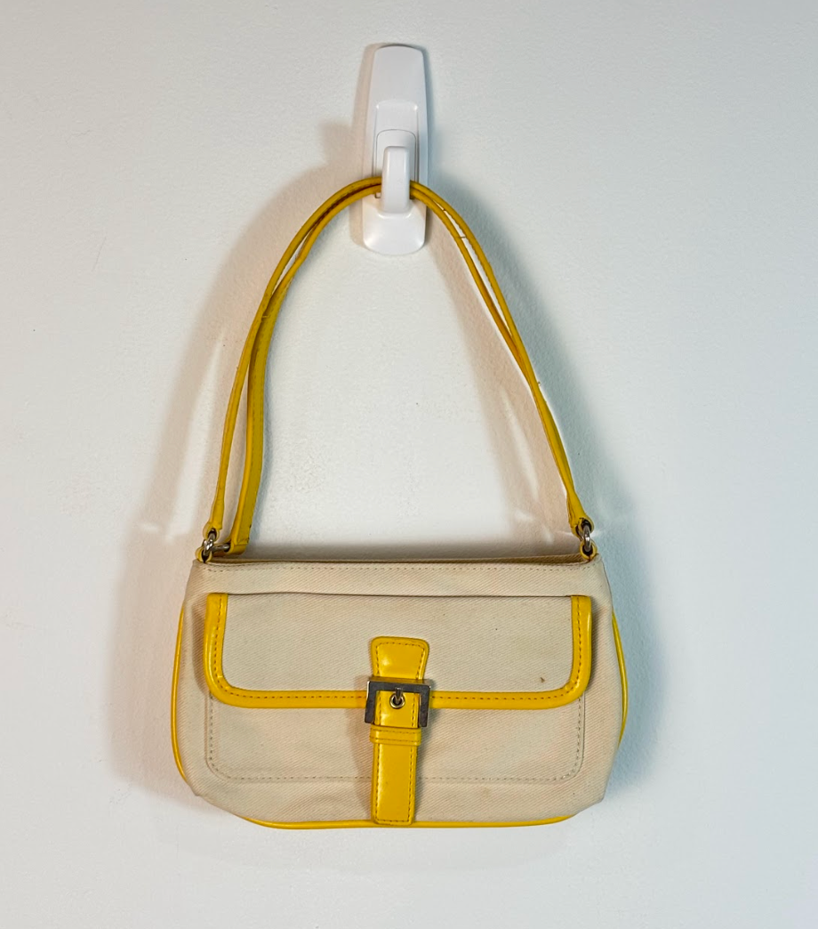 Vintage Yellow Mini Purse