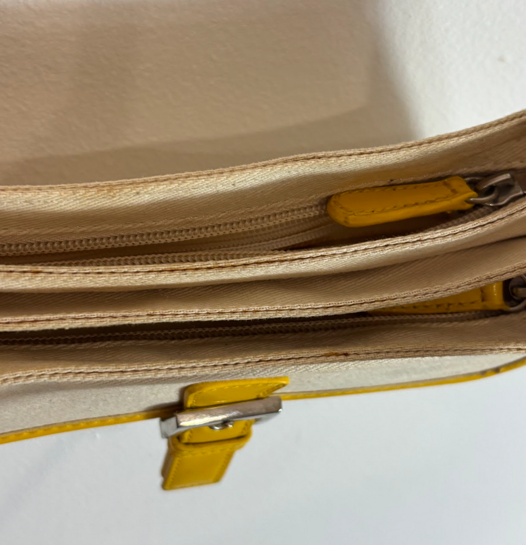Vintage Yellow Mini Purse