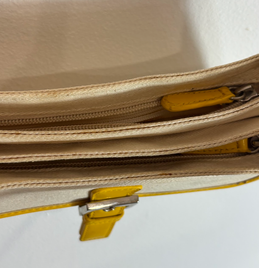 Vintage Yellow Mini Purse