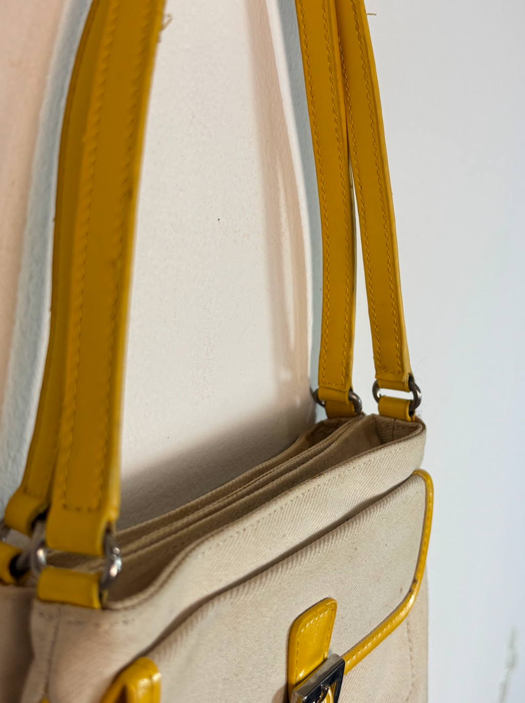 Vintage Yellow Mini Purse
