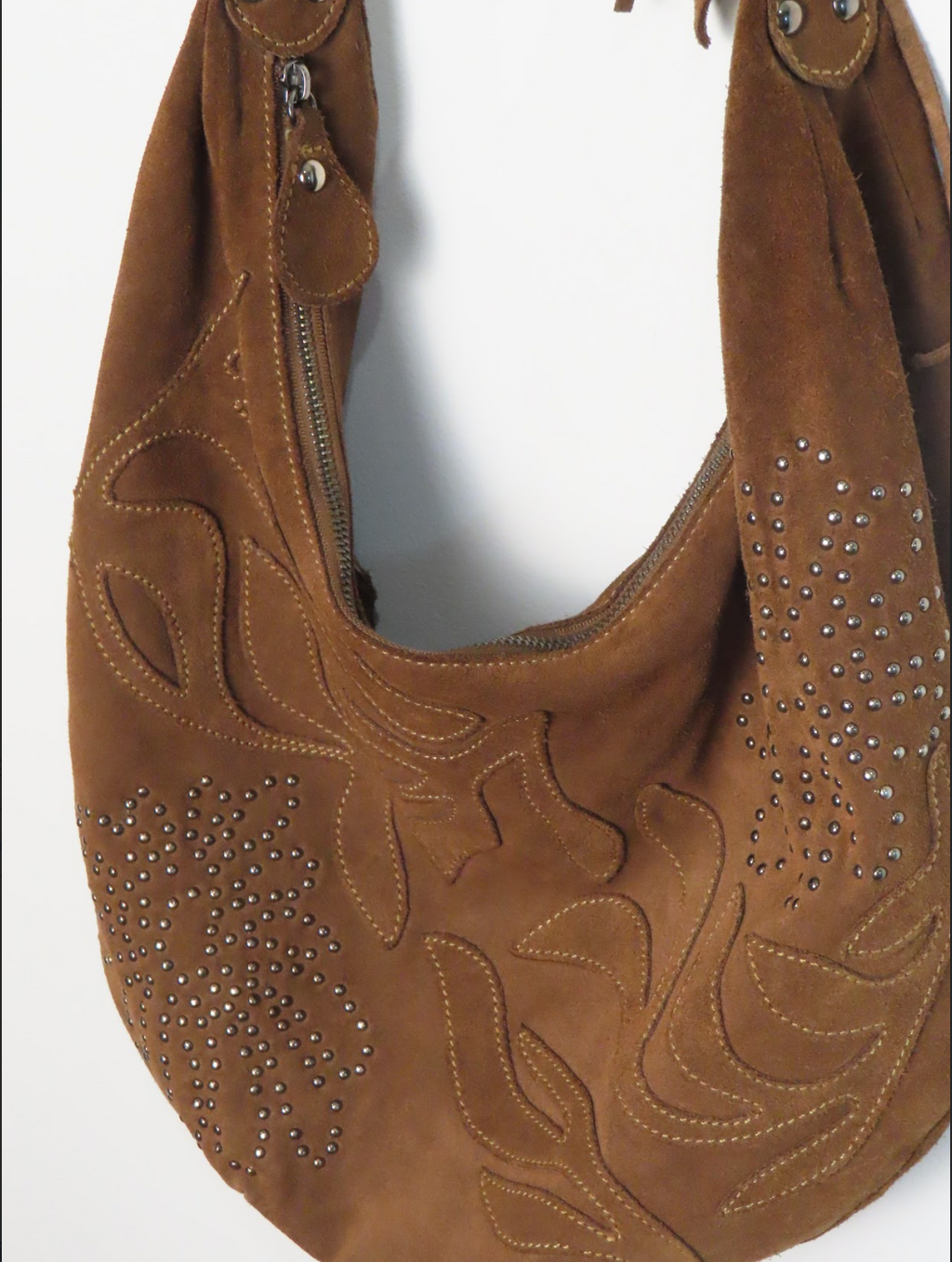 Vintage Guess Suede & Studded Bag