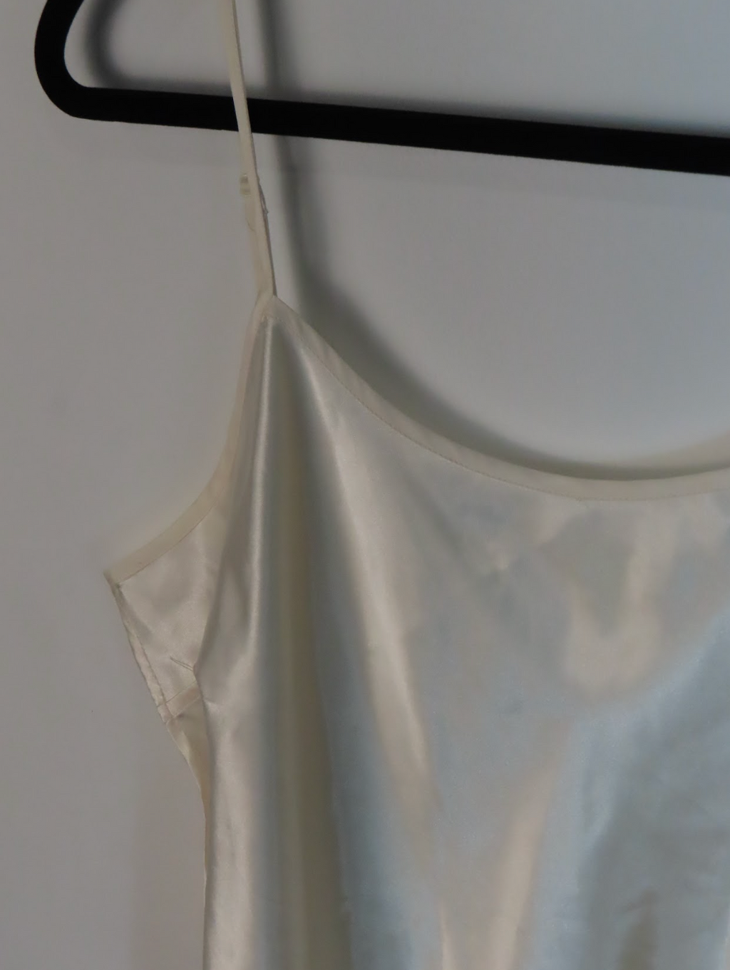 Vintage White Silk Cami