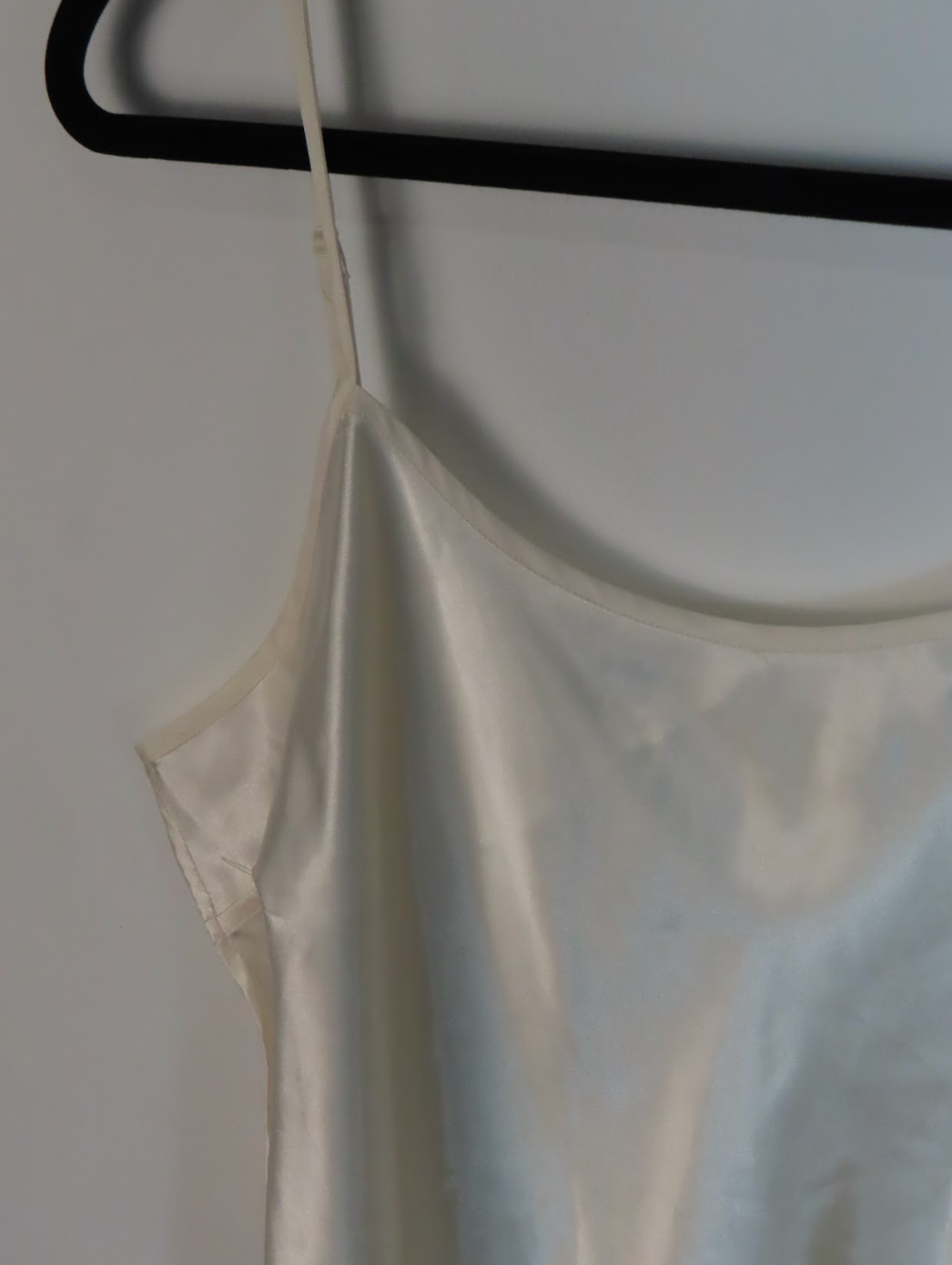 Vintage White Silk Cami