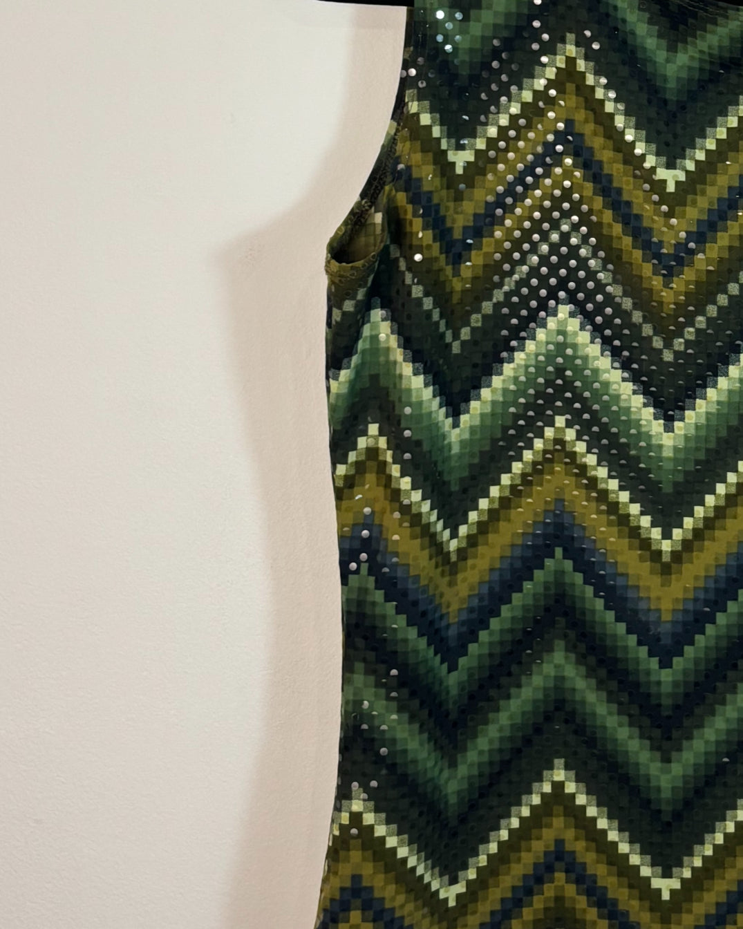 Vintage Sequin ZigZag Shirt