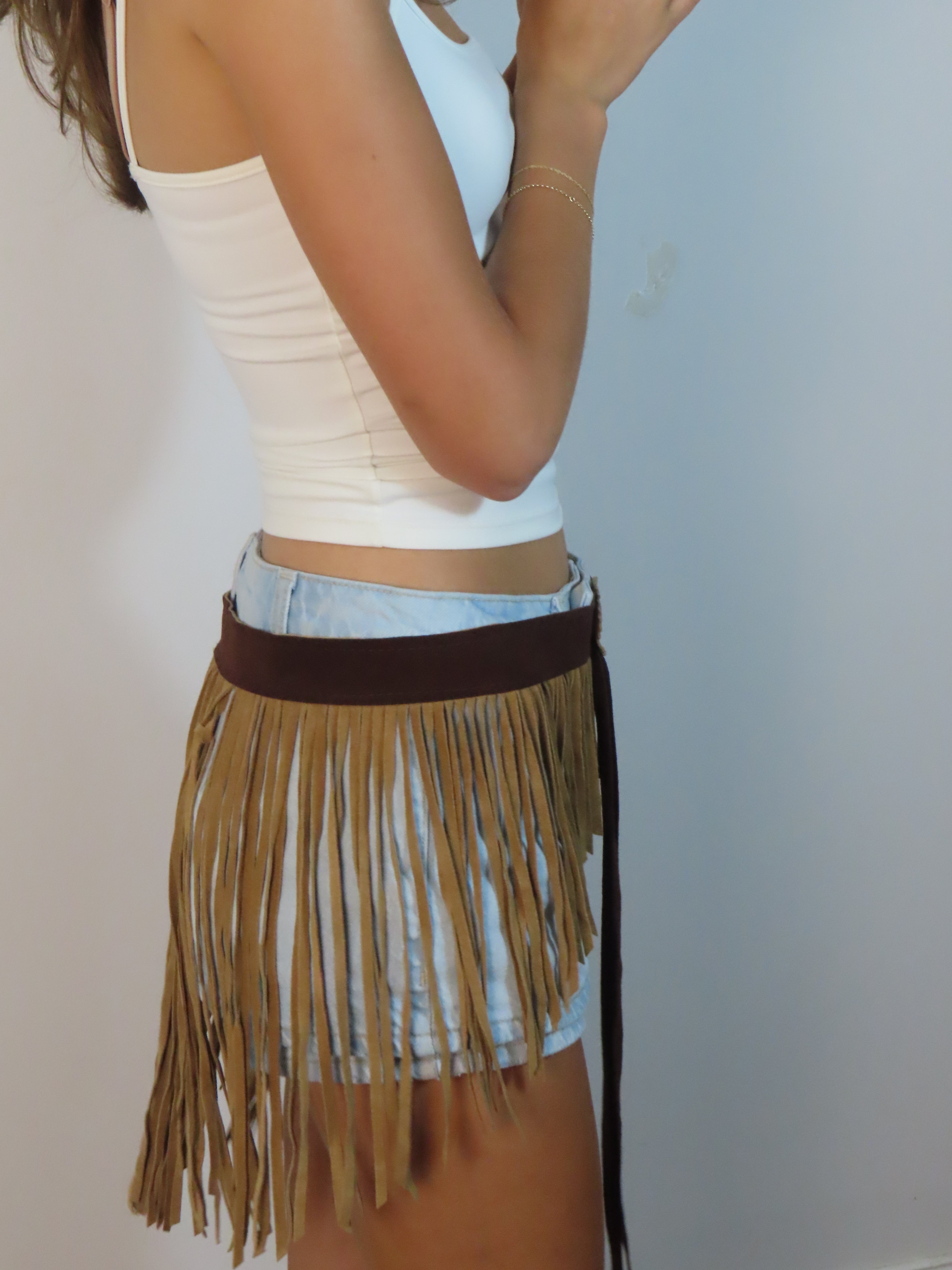 Vintage Fringe Belt from Barcelona