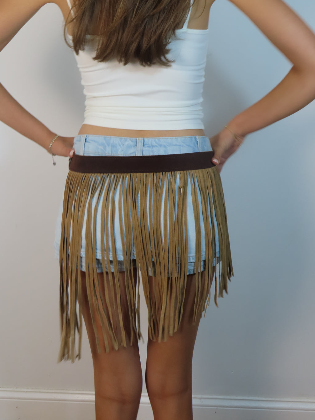 Vintage Fringe Belt from Barcelona