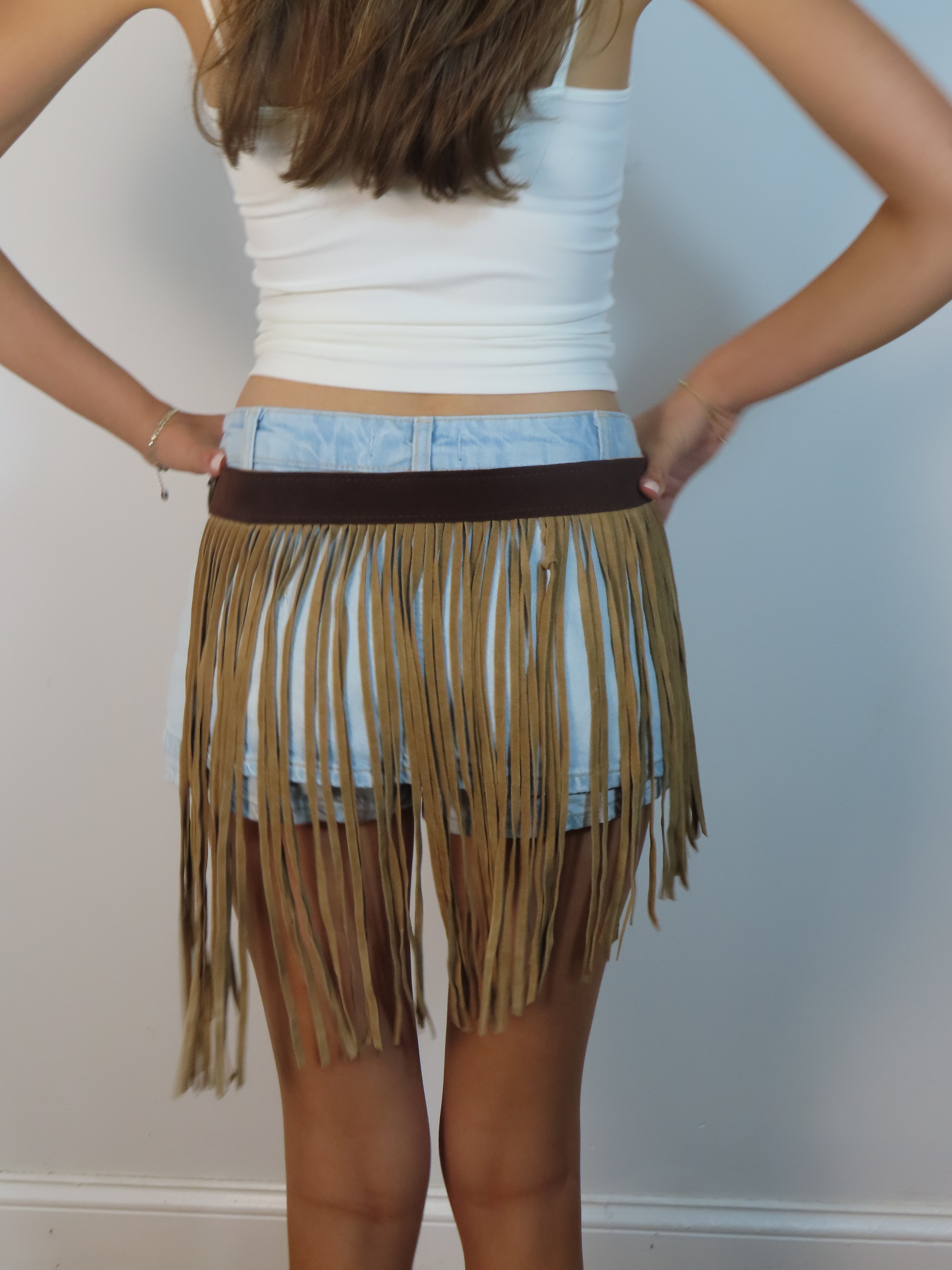 Vintage Fringe Belt from Barcelona