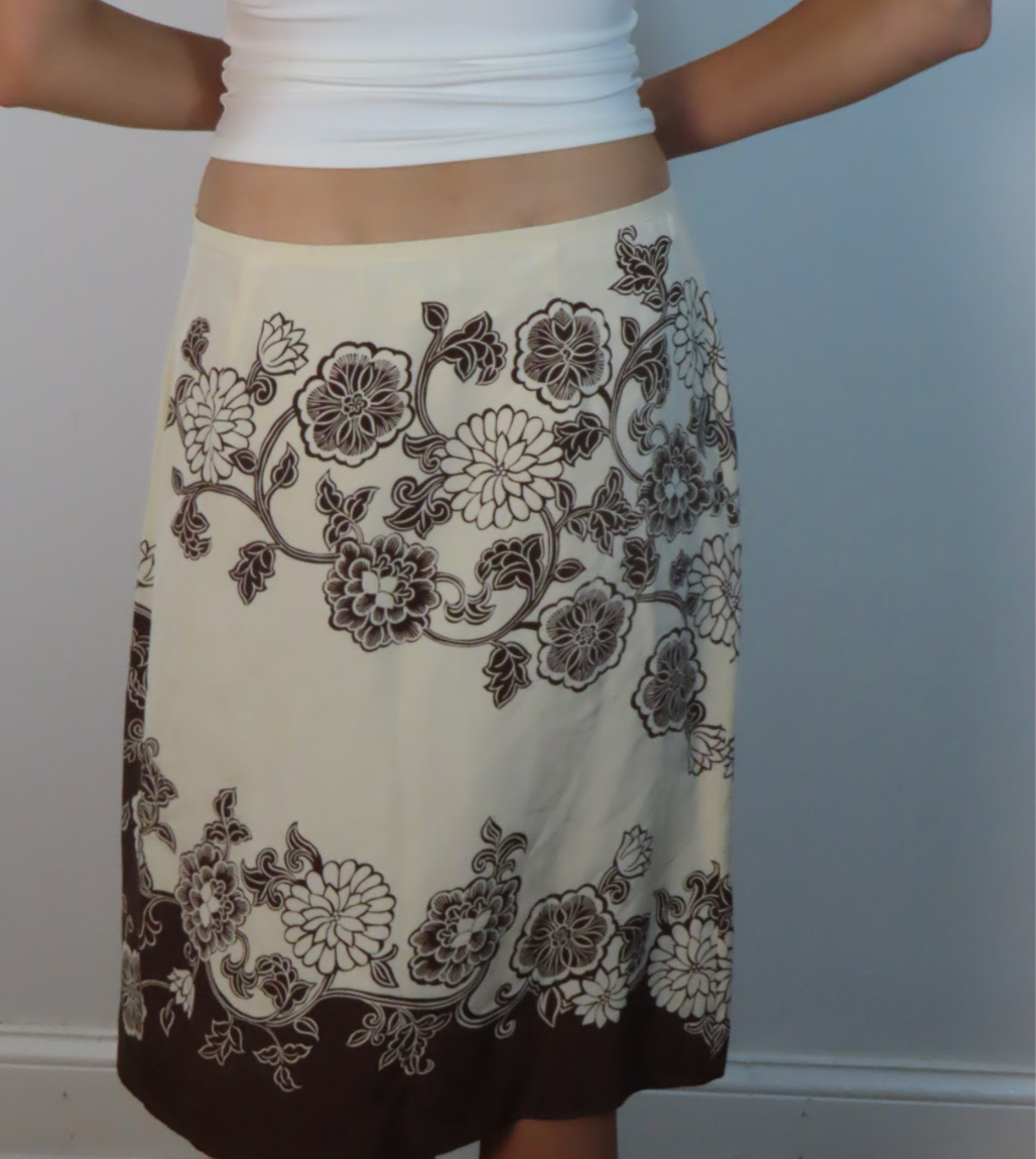 2000s Bandana Inspired Midi Skirt
