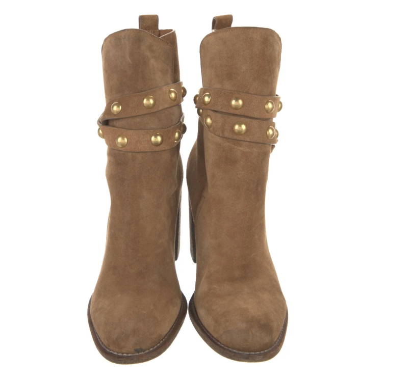 2000s Chloé Suede Studded Heels