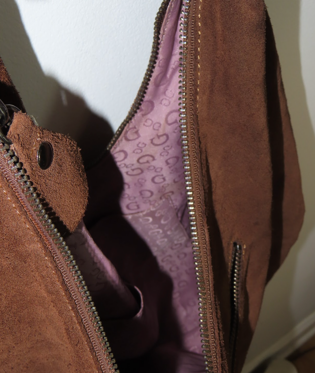 Vintage Guess Suede & Studded Bag