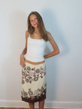 2000s Bandana Inspired Midi Skirt