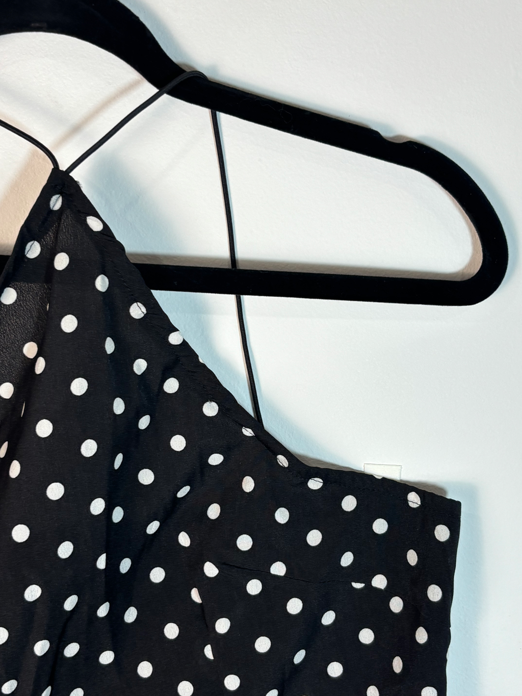 Vintage Polka Dot B&W Halter