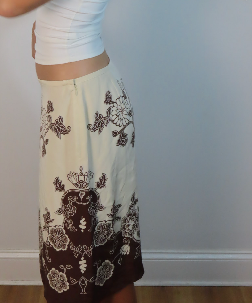 2000s Bandana Inspired Midi Skirt