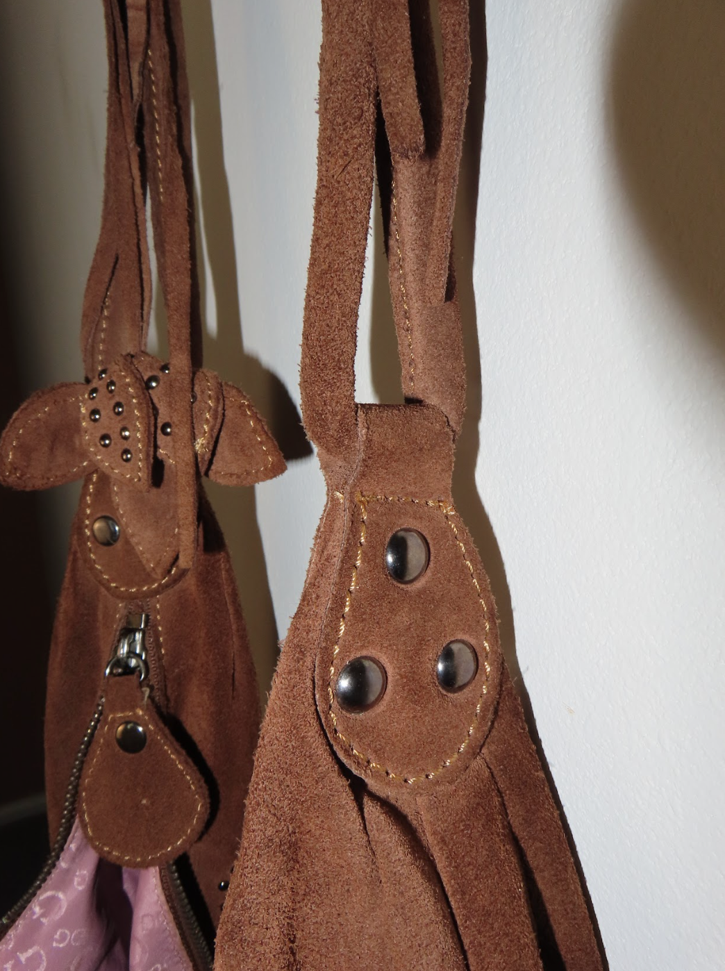 Vintage Guess Suede & Studded Bag