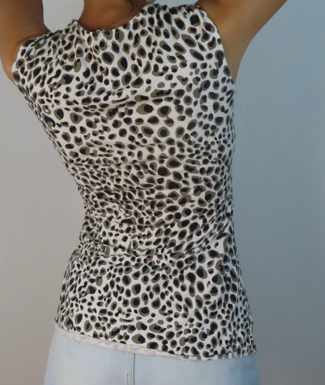 Vintage Amulet & Leopard Top